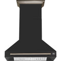  Forno 36-inch Aria Wall-Mounted Range Hood FRHWM5095-36BLK IMAGE 1