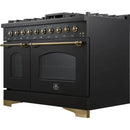  Forno 48-inch Freestanding Gas Range with 8 Burners and Griddle FFSGS6219-48BLK IMAGE 10