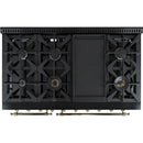  Forno 48-inch Freestanding Gas Range with 8 Burners and Griddle FFSGS6219-48BLK IMAGE 5
