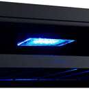  Forno 51-Bottle, 24-inch Wine Cooler with LED Lighting and Triple Glass Door FWCDR6634-24BLK IMAGE 7
