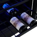  Forno 51-Bottle, 24-inch Wine Cooler with LED Lighting and Triple Glass Door FWCDR6634-24BLK IMAGE 8