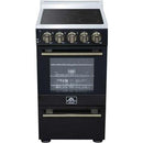  Forno 20-inch Freestanding Electric Range FFSEL6052-20BLK IMAGE 2