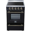  Forno 24-inch Freestanding Electric Range with Convection Technology FFSEL6069-24BLK IMAGE 2