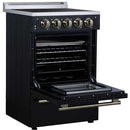 Forno 24-inch Freestanding Electric Range with Convection Technology FFSEL6069-24BLK IMAGE 6