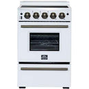  Forno 24-inch Freestanding Electric Range with Convection Technology FFSEL6069-24WHT IMAGE 1