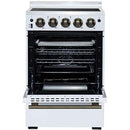  Forno 24-inch Freestanding Electric Range with Convection Technology FFSEL6069-24WHT IMAGE 3