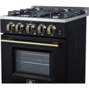  Forno 24-inch Freestanding Gas Range with Convection Technology FFSGS6272-24BLK IMAGE 11