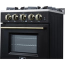  Forno 24-inch Freestanding Gas Range with Convection Technology FFSGS6272-24BLK IMAGE 12