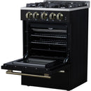  Forno 24-inch Freestanding Gas Range with Convection Technology FFSGS6272-24BLK IMAGE 15