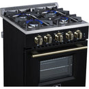  Forno 24-inch Freestanding Gas Range with Convection Technology FFSGS6272-24BLK IMAGE 6