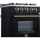  Forno 24-inch Freestanding Gas Range with Convection Technology FFSGS6272-24BLK IMAGE 7
