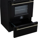  Forno 24-inch Freestanding Gas Range with Convection Technology FFSGS6272-24BLK IMAGE 9