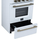  Forno 24-inch Freestanding Gas Range with Convection Technology FFSGS6272-24WHT IMAGE 10