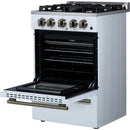  Forno 24-inch Freestanding Gas Range with Convection Technology FFSGS6272-24WHT IMAGE 13