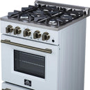 Forno 24-inch Freestanding Gas Range with Convection Technology FFSGS6272-24WHT IMAGE 5
