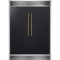  Forno 60-inch, 27.2 cu. ft. Built-in Convertible Refrigerator/Freezer with Trim Kit FFFFD1722-60SG-BLK IMAGE 1