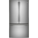 GE 36-inch, 28.7 cu. ft. French 3-Door Refrigerator with Icemaker GNE29GYNFS