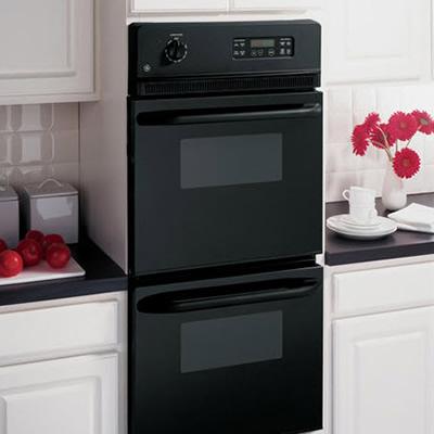 GE 24-inch, 5.4 cu. ft. Built-in Double Wall Oven JRP28BJBB IMAGE 2