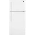  GE 30-inch, 18.3 cu. ft. Freestanding Top Freezer Refrigerator GTE18NSWRWW IMAGE 1