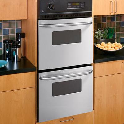 GE 24-inch, 5.4 cu. ft. Built-in Double Wall Oven JRP28SKSS IMAGE 2