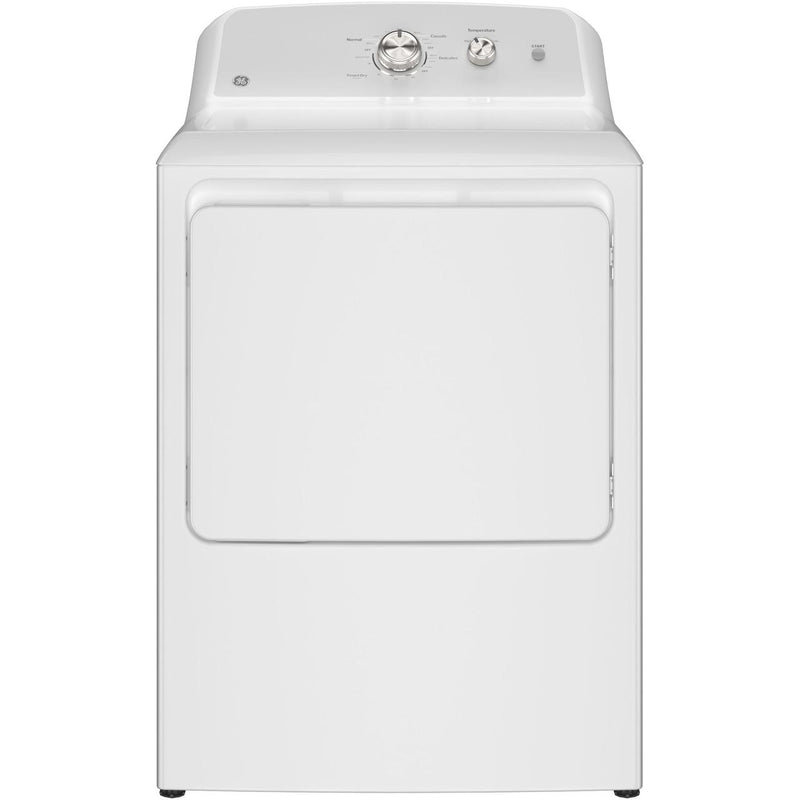 GE 7.2 cu. ft. Electric Dryer with Reversible Door GTD38EASWWS