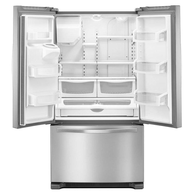 Whirlpool 36-inch, 24.7 cu. ft. French 3-Door Refrigerator with Ice and Water Dispensing System WRF555SDFZ (WRF555SDFZ)