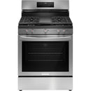Frigidaire Gallery 30-inch Freestanding Gas Range with Air Fry Technology GCRG3060BF
