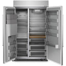 KitchenAid 48-inch, 29.4 cu. ft. Built-In Side-by-Side Refrigerator with External Water and Ice Dispensing System KBSD708MPS