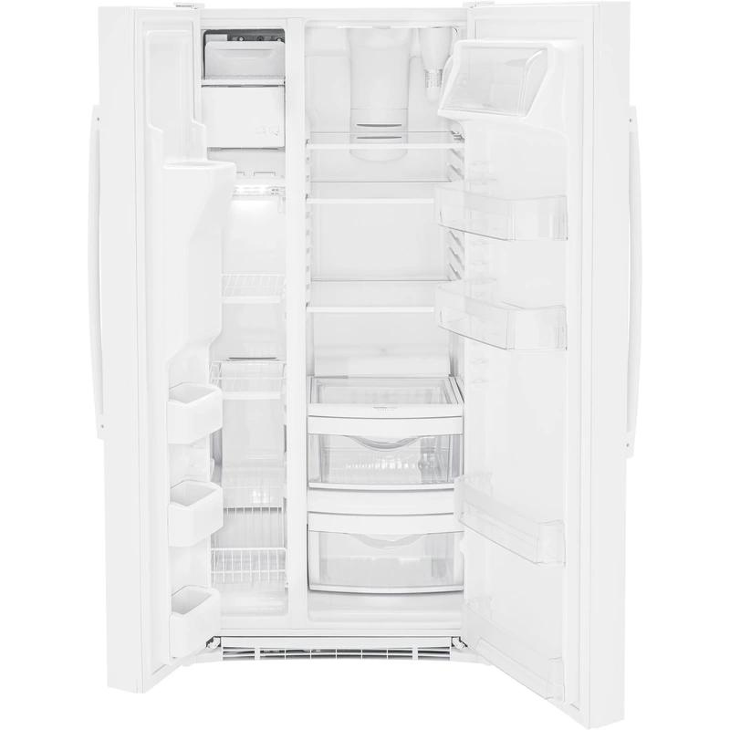 Crosley 32.75-inch, 23 cu. ft. Freestanding Side-by-Side Refrigerator