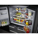 KitchenAid 36-inch, 25.8 cu. ft. French 5-Door Refrigerator with Ice and Water KRMF706EBS