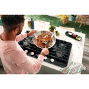 KitchenAid 36-inch Built-in Gas Cooktop with 5 Burners KCGG536PBL (KCGG536PBL)