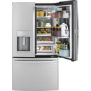 GE Profile 36-inch, 27.8 cu. ft. French 3-Door Refrigerator PFD28KSLSSPFD28KSLSS
