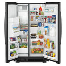 Amana 33-inch, 21 cu.ft. Freestanding side-by-side refrigerator with Water and Ice Dispensing System ASI2175GRBASI2175GRB
