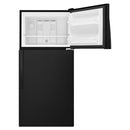 Whirlpool 30-inch, 18.2 cu.ft. Freestanding Top Freezer Refrigerator with Flexi-Slide Bin WRT138FZDB