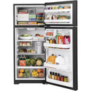 GE 28-inch, 17.5 cu. ft. Top Freezer Refrigerator GTS18HGNRBB