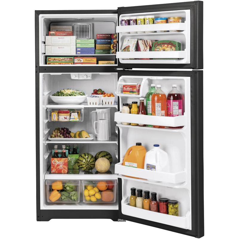 GE 28-inch, 17.5 cu. ft. Top Freezer Refrigerator GTS18HGNRBB