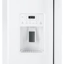 GE 33-inch 23 cu.ft. Freestanding Side-by-Side Refrigerator with LED Lighting GSE23GGPWWGSE23GGPWW