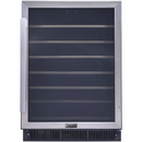 Galanz 47-Bottle Built-In Wine Cooler In Stainless Steel (GLW57MS2B16)