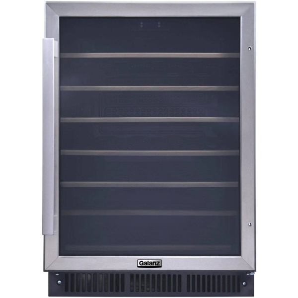 Galanz 47-Bottle Built-In Wine Cooler In Stainless Steel (GLW57MS2B16)