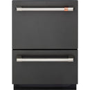 Caf? 24-inch, Built-in Dishwasher (Matte Black/Brushed Stainless) CDD420P3TD1 (CDD420P3TD1)