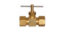 Valve, needle, straight, Lead free 1/4"C x 1/4"C (05-N62-4)05-N62-4