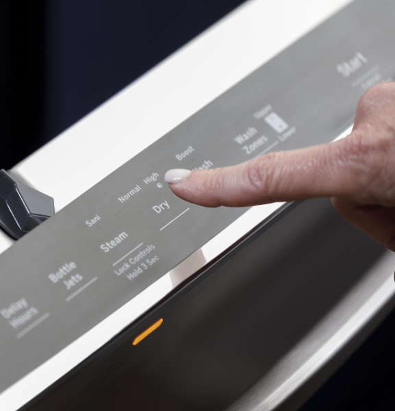 GE Adora series ENERGY STAR? Dishwasher with Hidden Controls (DDT700SGNBB)