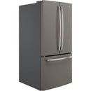 GE 33-inch, 24.8 cu. ft. French 3-Door Refrigerator with Internal Water Dispenser GNE25JMKESGNE25JMKES