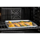 GE 27-inch Built-in Double Wall Oven with True European Convection Technology JKD5000SVSSJKD5000SVSS
