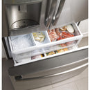 GE Profile 36-inch, 27.8 cu. ft. French 3-Door Refrigerator PFD28KSLSSPFD28KSLSS