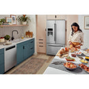 KitchenAid French 3-Door Refrigerator with External Water and Ice Dispensing System (PrintShield Stainless Steel)KRFF577KPS