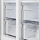 Forno 33-inch, 15.6 cu.ft. Freestanding Side-by-Side Refrigerator with LED Display on Door FFRBI1805-33BLKFFRBI180533BLK