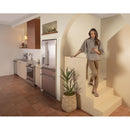 Caf? 36-inch, 22.3 cu.ft. Counter-Depth French 4-Door Refrigerator with Wi-Fi (Platinum Glass) CXE22DP2PS1 (CXE22DP2PS1)