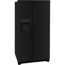 Frigidaire 36-inch, 25.6 cu.ft. Freestanding Side-by-Side Refrigerator with Ice and Water Dispensing System FRSS2623AB (FRSS2623AB)