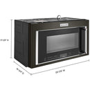 KitchenAid 1.9 cu. ft. Over-the-Range Microwave Oven with Air Fry KMHC319LBSKMHC319LBS